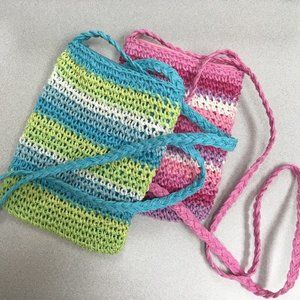NWOT 2-Set weave petite purses